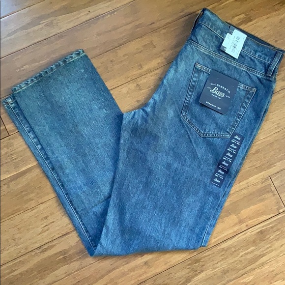 G.H. Bass & Co. Other - NEW GH BASS CO Mens Straight Blue Jeans sz 36x34
